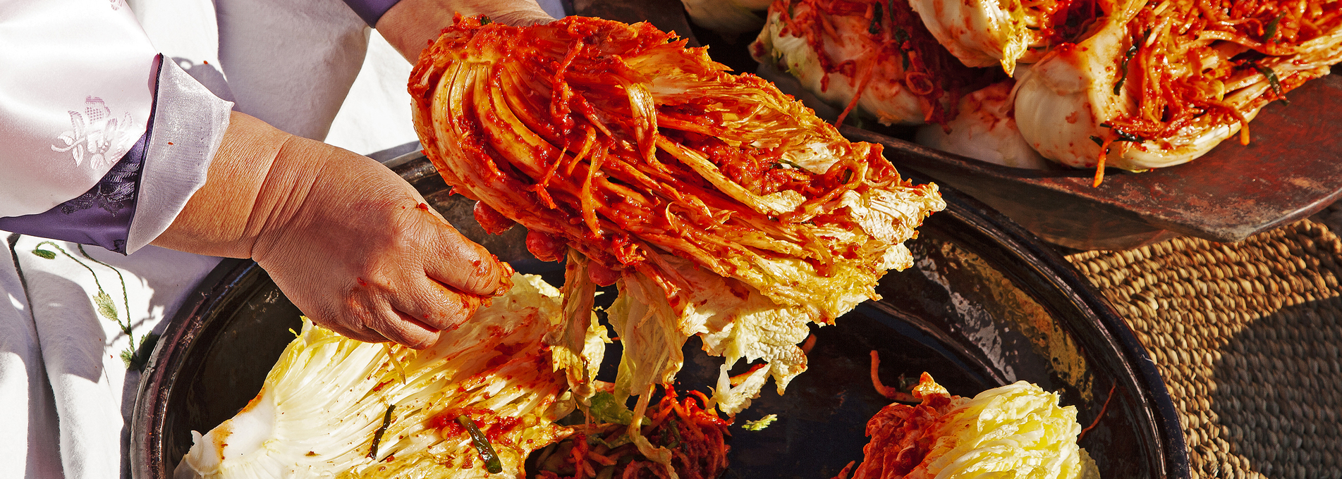 Kimjang, making and sharing kimchi