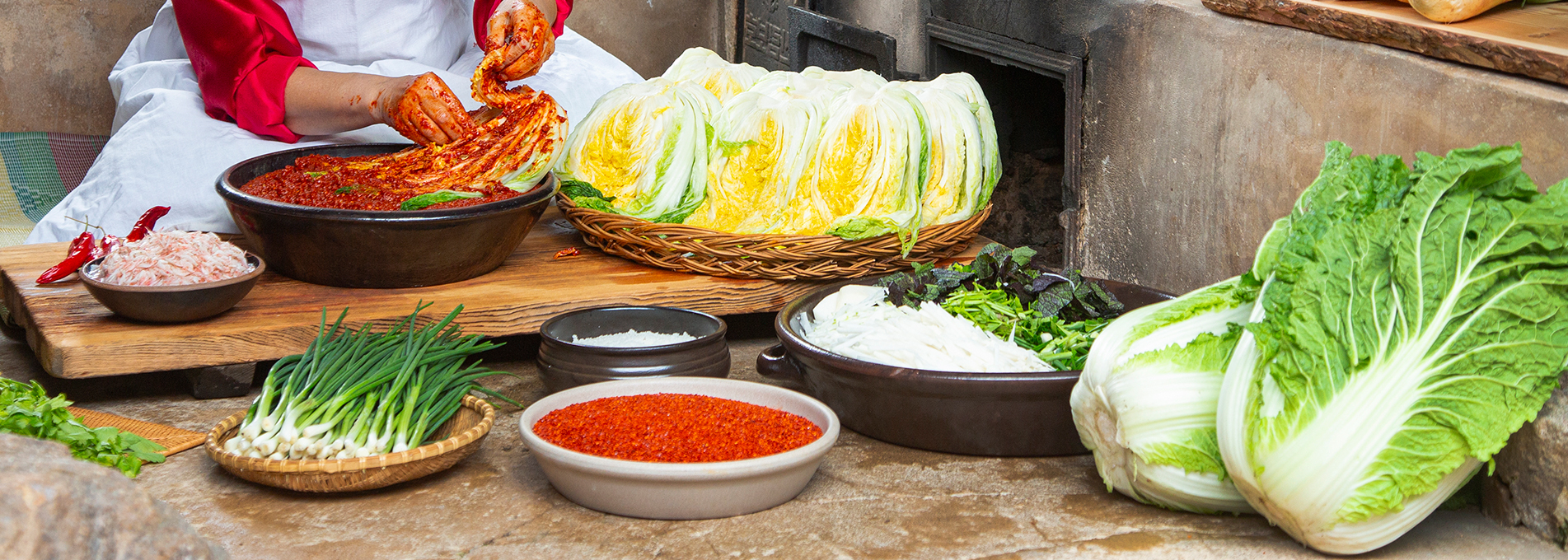 Kimjang, making and sharing kimchi