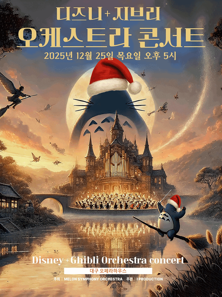 [음악][대구] MelON 디즈니 + 지브리 오케스트라 콘서트 - 대구 크리스마스