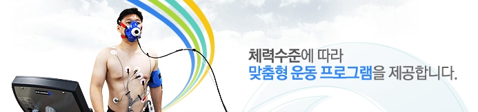 체력수준에 따라 맞춤형 운동 프로그램을 제공합니다.