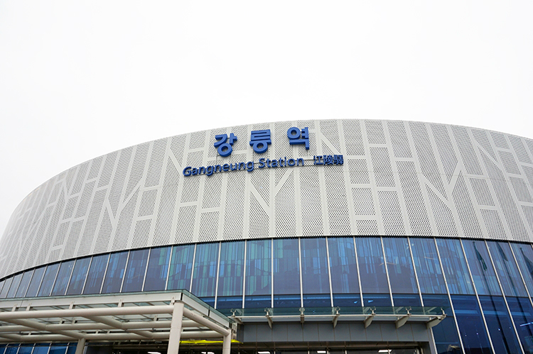 강릉역 모습