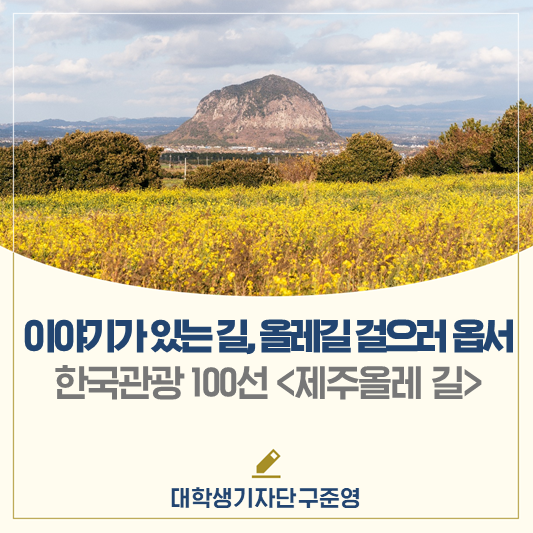 제주 이야기가 있는 길, 올레길 걸으러 옵서!│2025-2026 한국관광 100선 <제주올레 길>