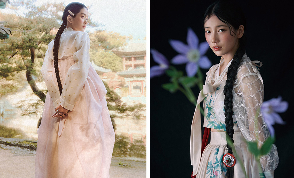 Hanbok Wave featuring Korean actress