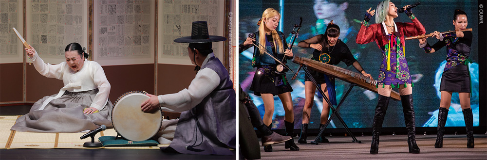 (left) Jeonju International Sori Festival and (Right)Band GRANADA